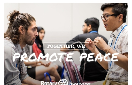 Delta på Rotarys regionala fredskonferens 22 okt 2022